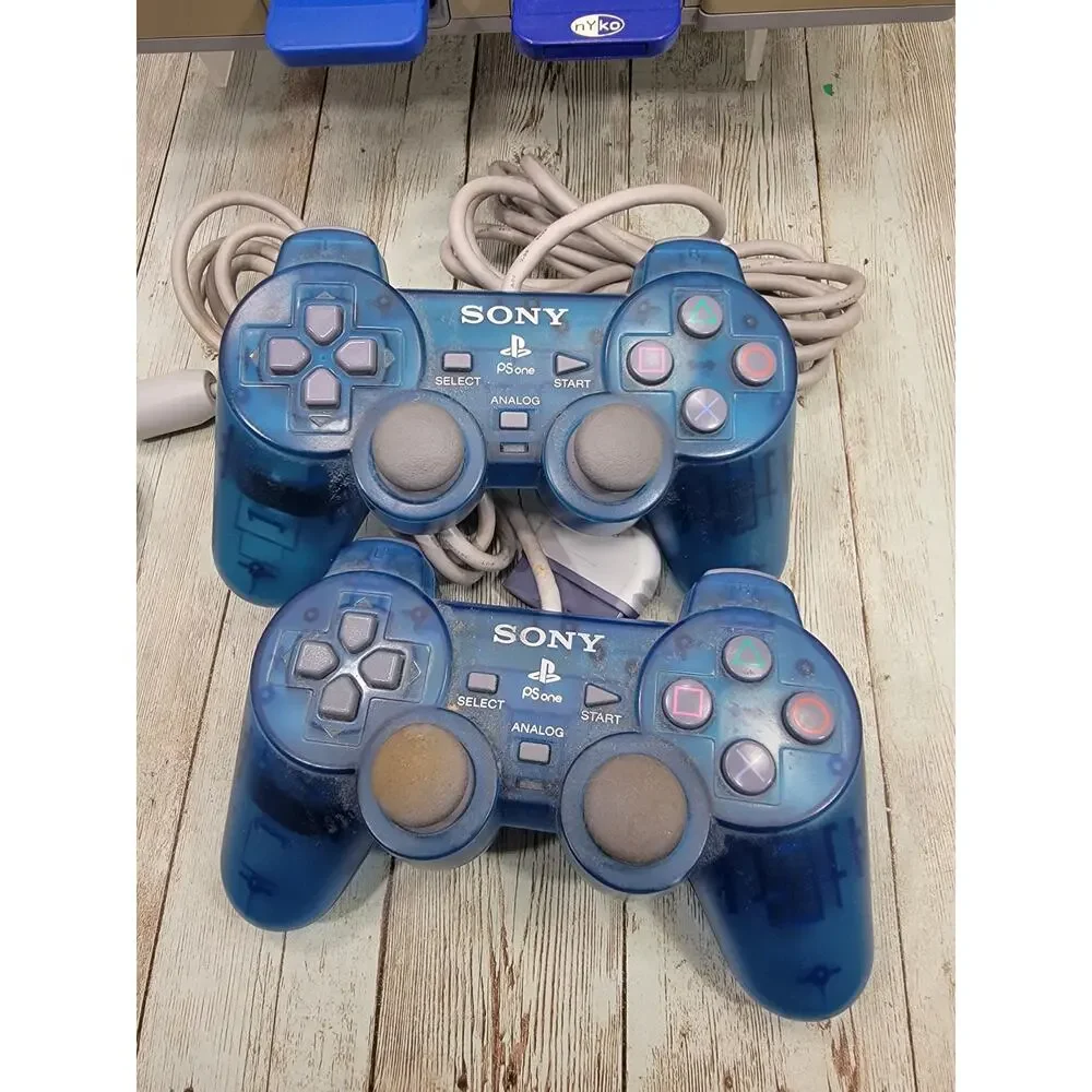 Sony PlayStation One Console /2 Controllers/Cords & 3 Free Games Tested Working
